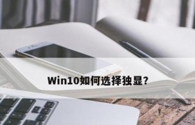 Win10双显卡教程