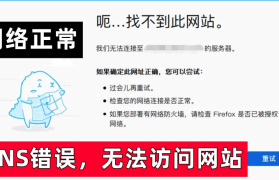 解决电脑连接网络后显示DNS错误的全面指南