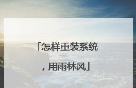 雨林U盘安装教程（一步步教你如何使用雨林U盘进行安装和存储）